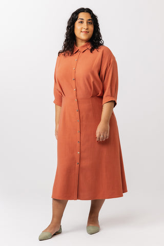 Shirt dress sewing pattern