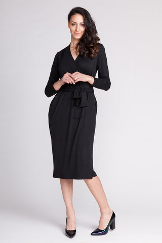 Jersey wrap dress sewing pattern