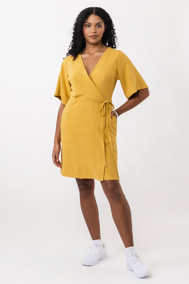 Aaria mini wrap dress Sewing Pattern Aaria mini wrap dress Sewing Pattern