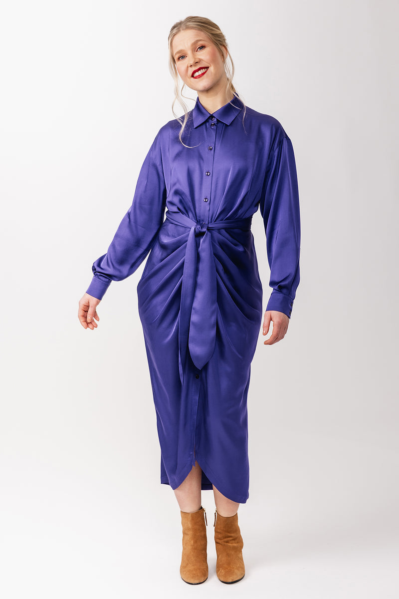 Ilta ruched shirt dress Sewing Pattern | Named Clothing Ilta ruched shirt dress Sewing Pattern | Named Clothing