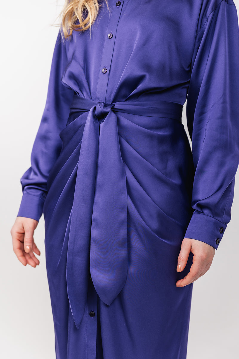 Ilta ruched shirt dress Sewing Pattern