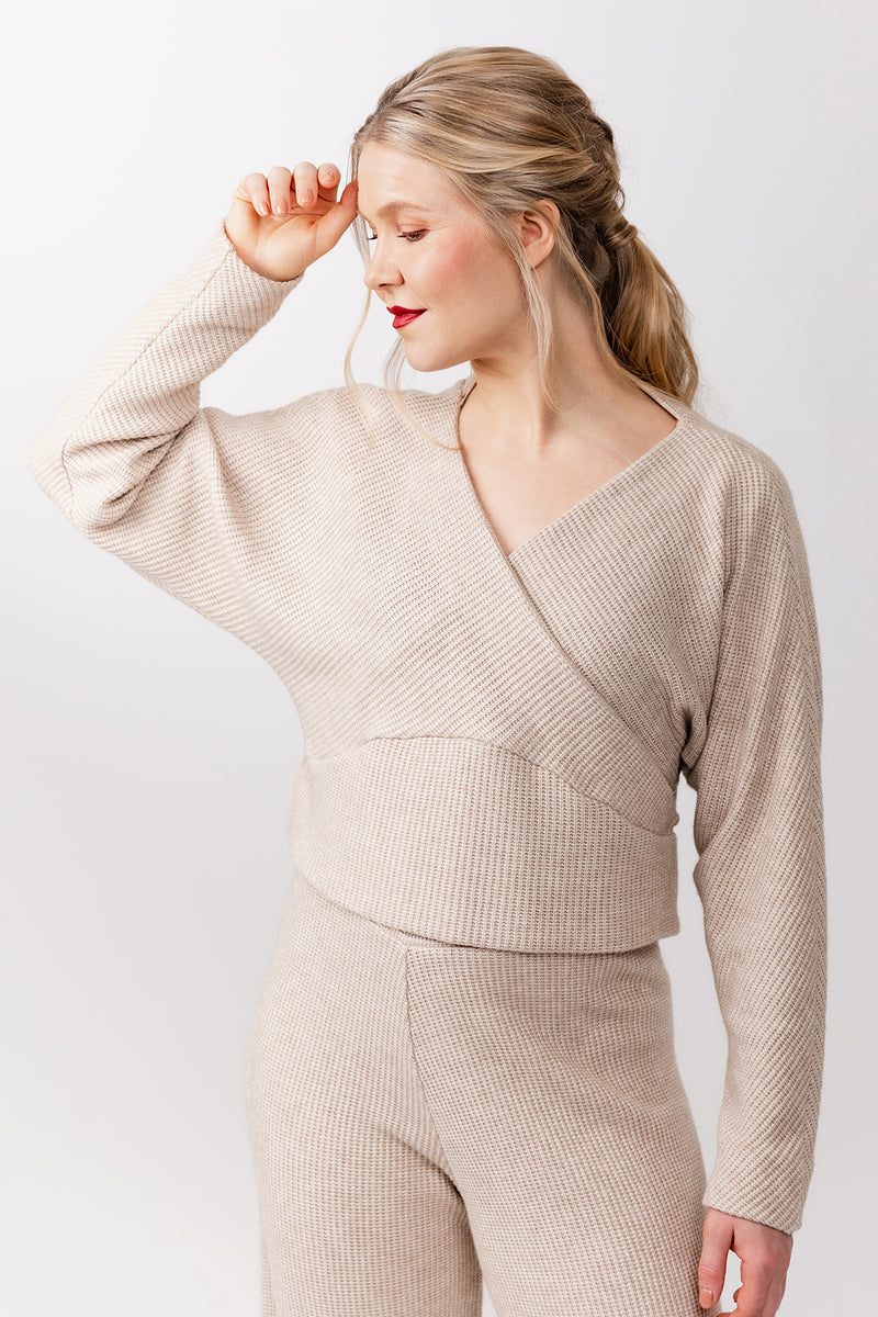 cameo batwing knit dress Kajo wrap sweater & Sewing Pattern LowStock:43276946210867