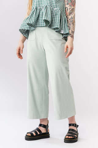 High-waisted trousers sewing pattern