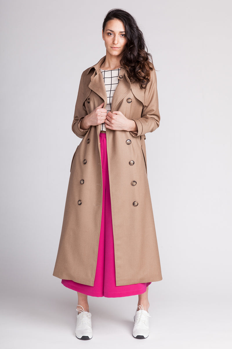 Isla Trench Coat Sewing Pattern