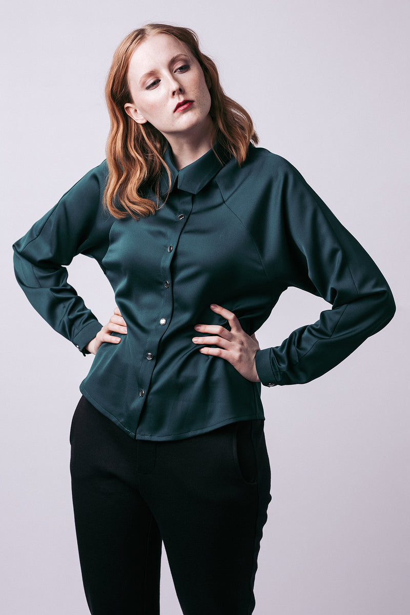 Stella Raglan Shirt & Shirt Dress Sewing Pattern | Named Clothing