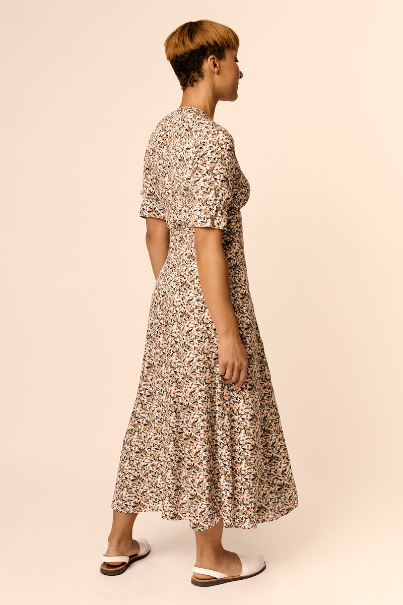 midi dress pattern with sleeves S9639 | Misses' Midi Wrap Dress